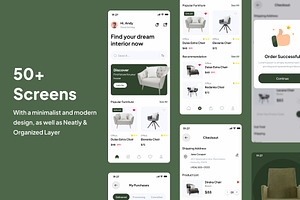 Futuristic - Furniture Apps UI Kits