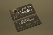 Salon Gift Voucher, a Card Template by graphicook (Thumbnail 2 of 3)
