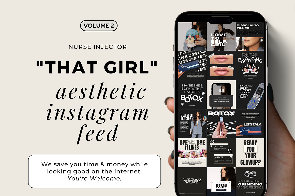 Instagram Templates for Canva Botox, a Social Media Template by Design Driven Media (Photo 5 of 10)