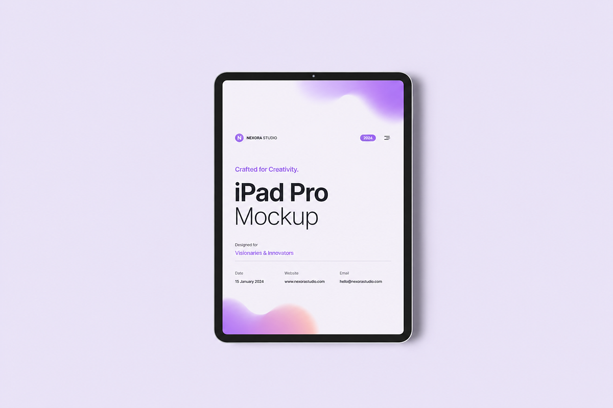 High Quality iPad Pro Mockup, an iPad Mockup by Custom.scene (Photo 5 of 5)