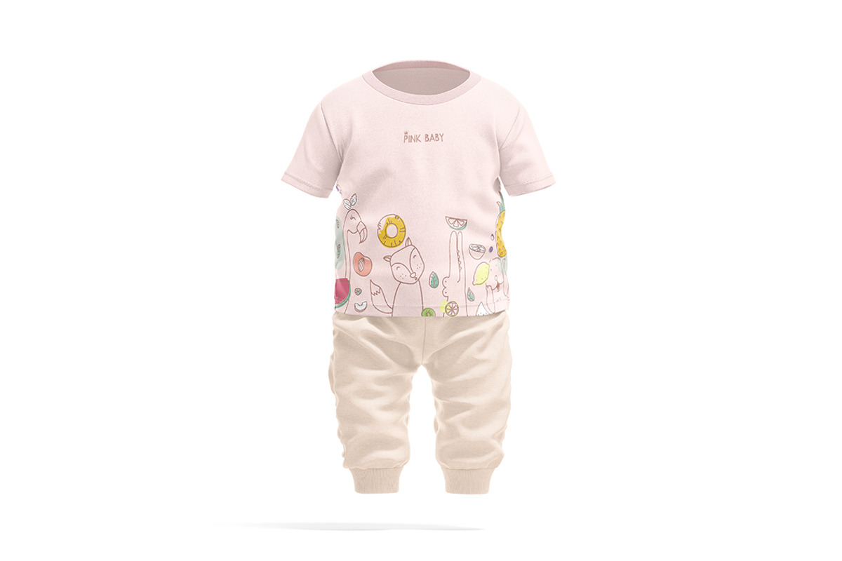 Baby Pajamas Mockups, an Apparel Mockup by rebrandy (Photo 5 of 10)
