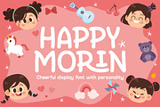 Happy Morin | Modern Playful Display, a Handwritten Font by Ermedia Studio (Thumbnail 1 of 10)