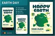 Happy Earth Day Flyer Set, a Flyer Template by Annora Studio (Thumbnail 1 of 6)
