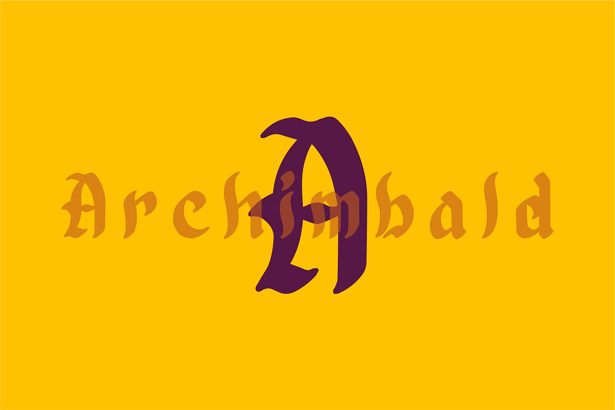 Godfrey Bold Blackletter preview 8