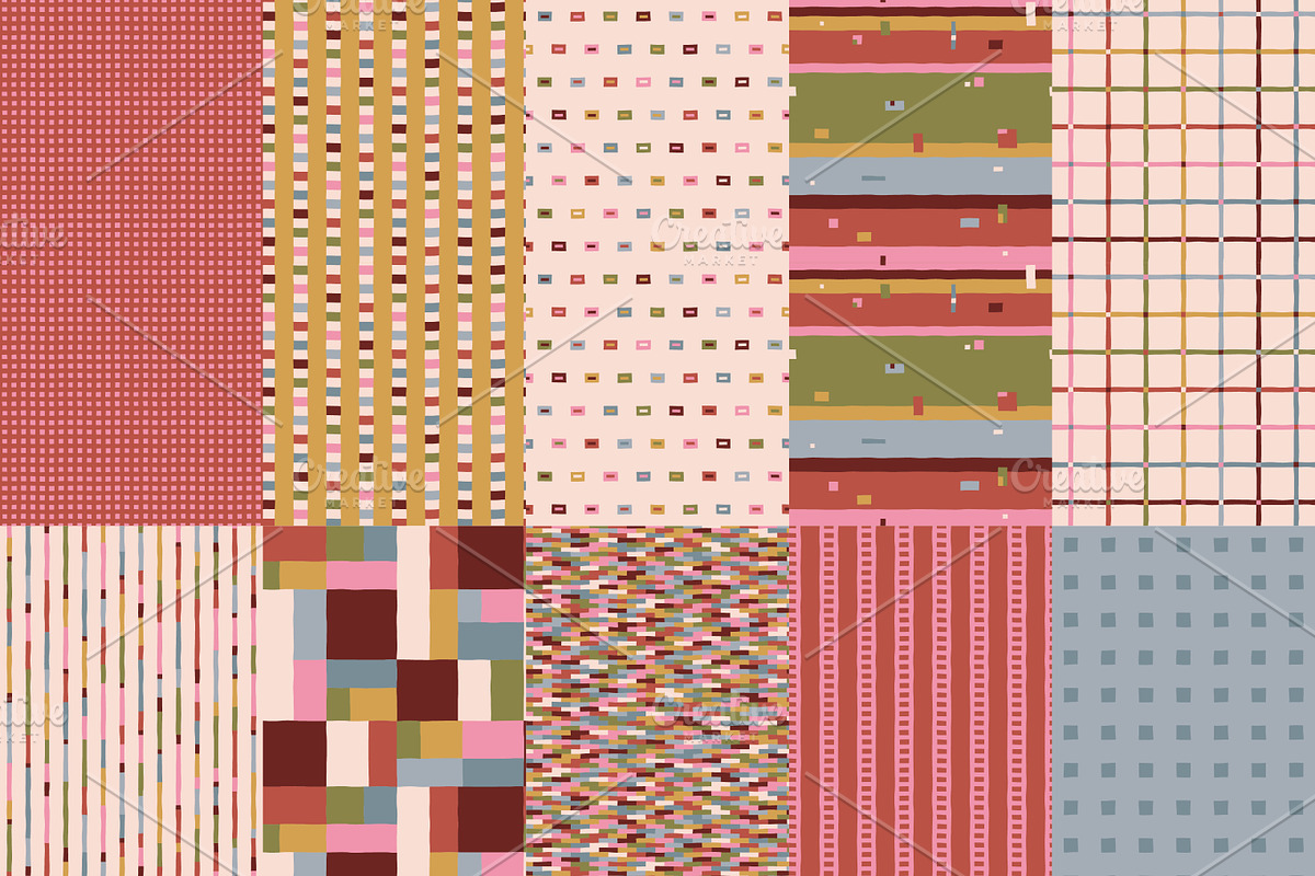 Nostalgia Archive. Seamless patterns, a Pattern Graphic by oxygen_8 (Photo 8 of 9)
