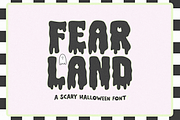 Fear Land | Spooky Halloween Font, a Handwritten Font by KA Designs (Thumbnail 1 of 11)