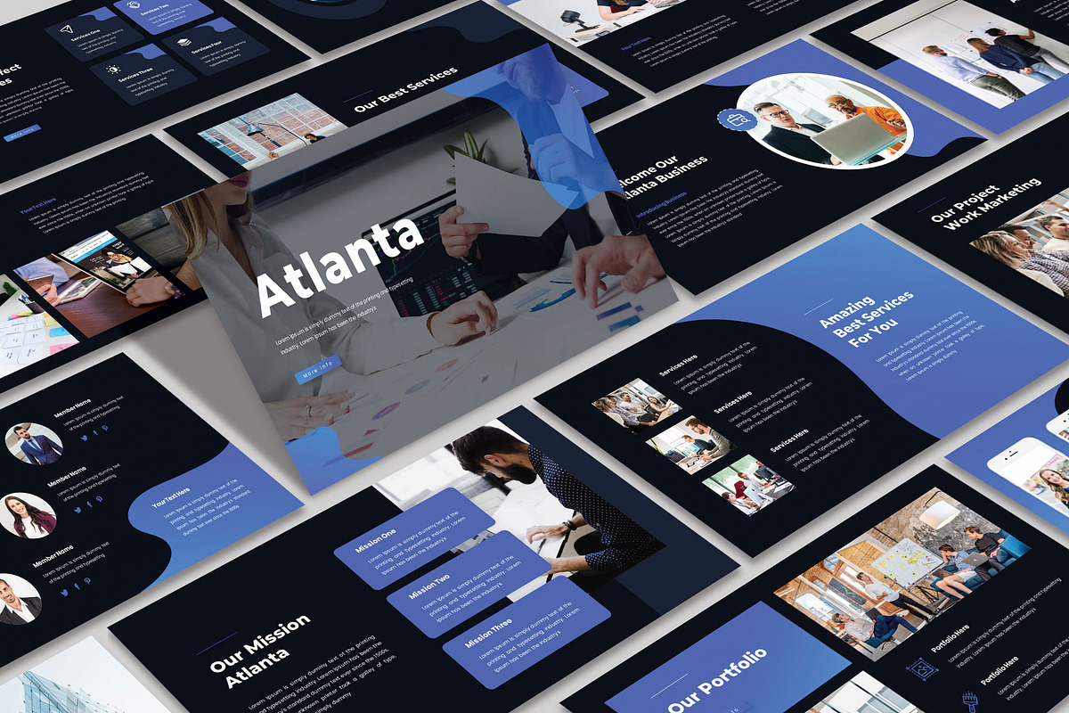 Atlanta Pptx-Key-Slide Template
