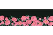 Peony flowers patterns, backgrounds, a Decorative Illustration by Good Studio (Thumbnail 4 of 11)