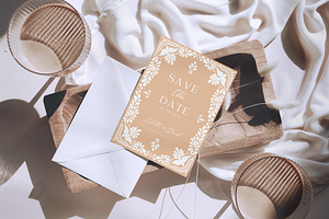 Save The Date & Wedding Invitation