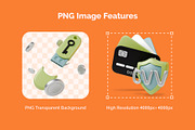 Payment Methods Concept, an Object 3D Model by 35lab (Thumbnail 4 of 6)