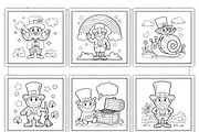 Lucky Leprechauns Coloring Book, a Seasonal Illustration by Ink Gallery (Thumbnail 9 of 9)