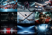 90 Cinematic Hockey Stock Photos, a Sports & Recreation Photo by Incomelion (Thumbnail 7 of 14)