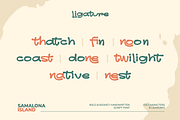Samalona Handwritten Script Font, a Script Font by Font De Rico (Thumbnail 6 of 7)