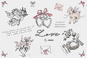 Love: Romantic Line Art, a Decorative Illustration by Purple (Thumbnail 4 of 14)