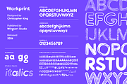 Workprint – A Hand-drawn Sans Serif, a Sans Serif Font by Wingsart Studio (Thumbnail 3 of 12)