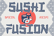 Sushi Fusion - Asian Theme Font, a Font by PutraCetol Studio (Thumbnail 7 of 11)