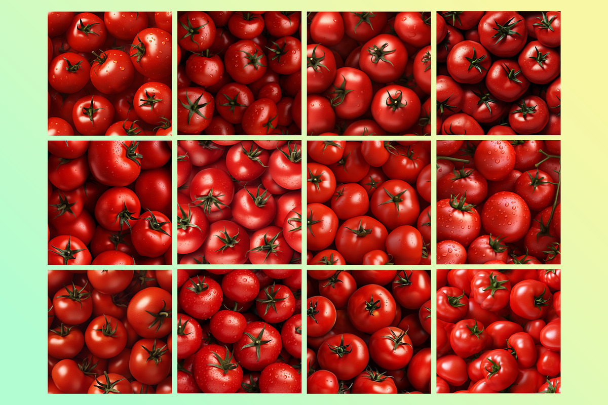 Tomato Seamless Pattern, a Pattern Graphic by Forhadx5 (Photo 4 of 7)