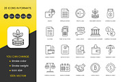 Budget & Finance Icon Set, an Outline Icon by Grand Design (Thumbnail 2 of 3)