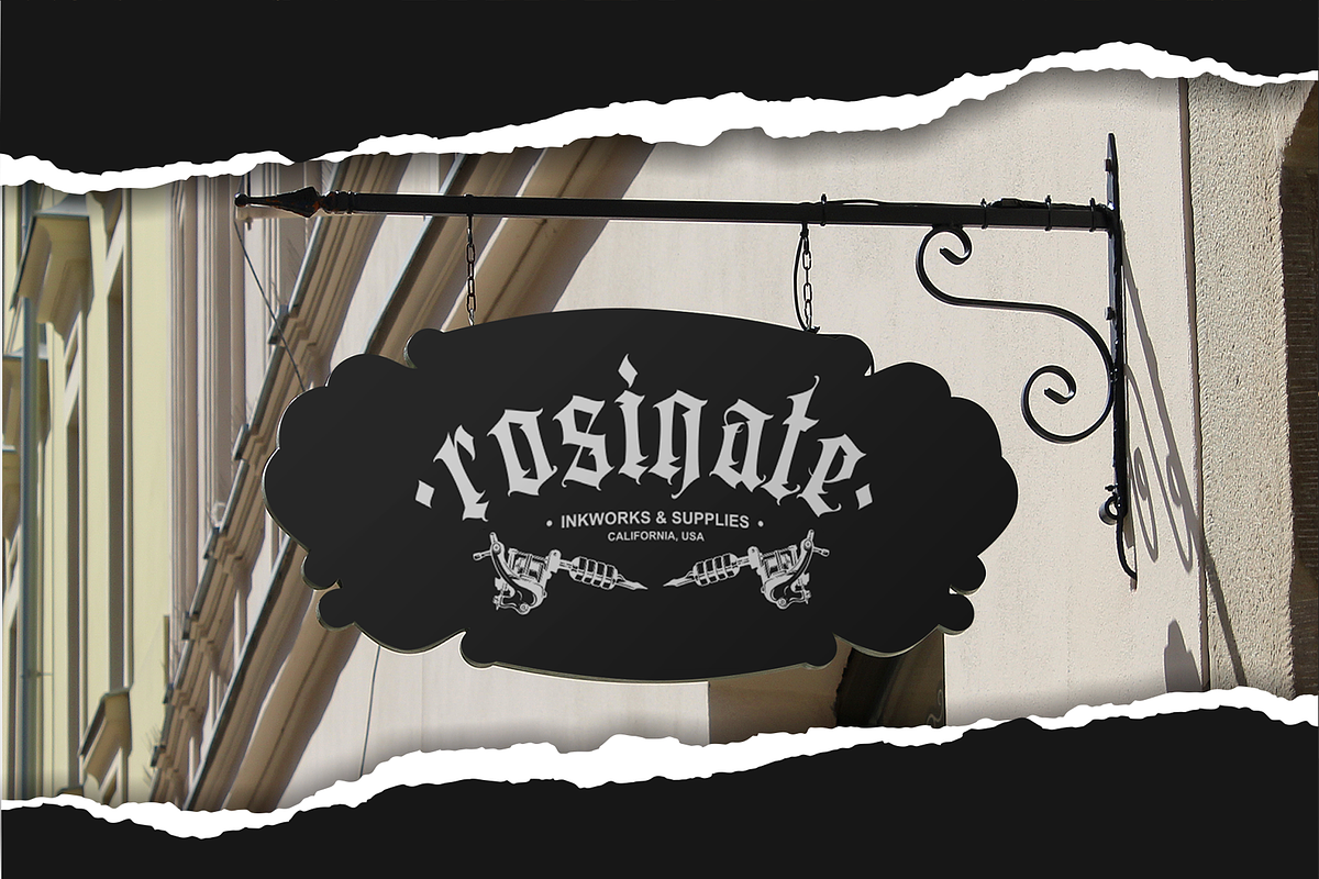 Aortascarta, a Blackletter Font by ilhamtaro (Photo 7 of 13)
