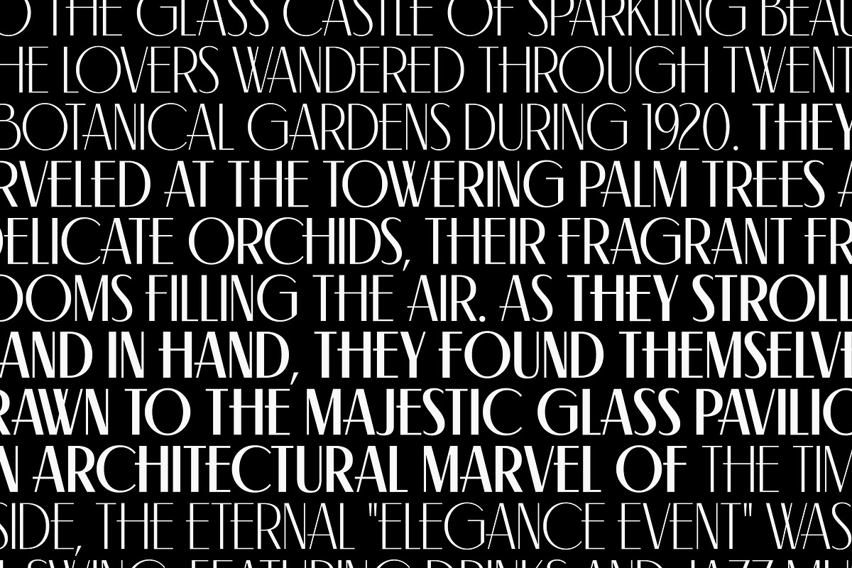 Swingline - Variable 1930s Font, a Sans Serif Font by The Type Fella (Photo 6 of 12)