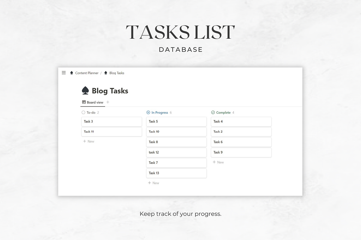Content Planner for Notion, a Templates & Theme by AestheticOrganizer (Photo 7 of 11)