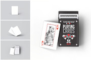Playing Cards Mock-Up, an Advertising Mockup by Se٧enStudio (Thumbnail 8 of 8)