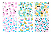 10 seamless summer patterns, banners, a Pattern Graphic by Olena Halahan (Thumbnail 2 of 9)