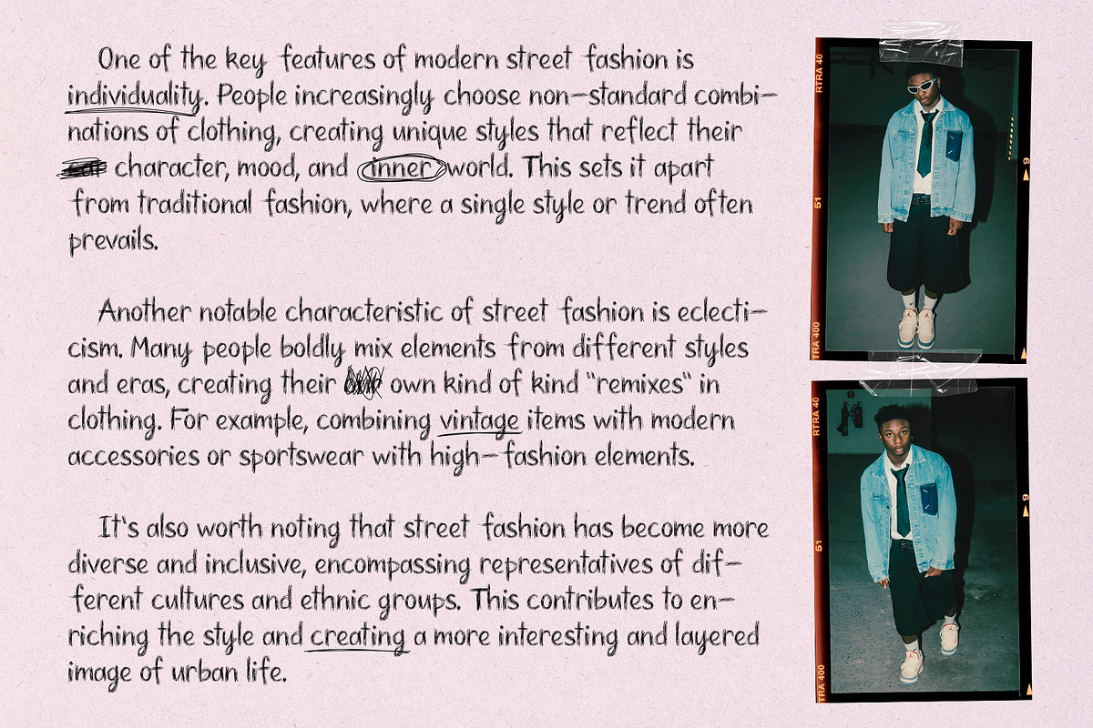 FEISTY - scribble handwriting font, a Handwritten Font by alenaganzhela (Photo 5 of 11)