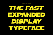 Galric - Bold Expanded Display Font, a Sans Serif Font by Pekotype (Thumbnail 2 of 15)