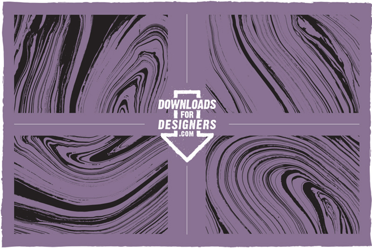 Messy Marbling - Vector pack, a Texture Graphic by Downloads for Designers (Photo 6 of 6)