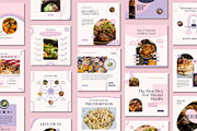 Food Blogger Social Media Templates, a Social Media Template by BoontenStudio (Thumbnail 4 of 7)