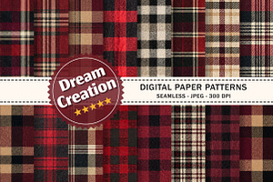 Rustic Lumberjack Buffalo Plaid