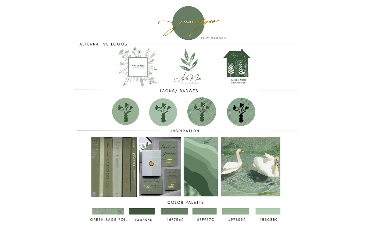Canva Branding Kit Green Sage, a Branding & Logo Template by CopertiniStudio (Photo 3 of 8)