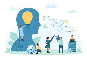 AI futuristic technology, machine, a Technology Illustration by Flashvector
