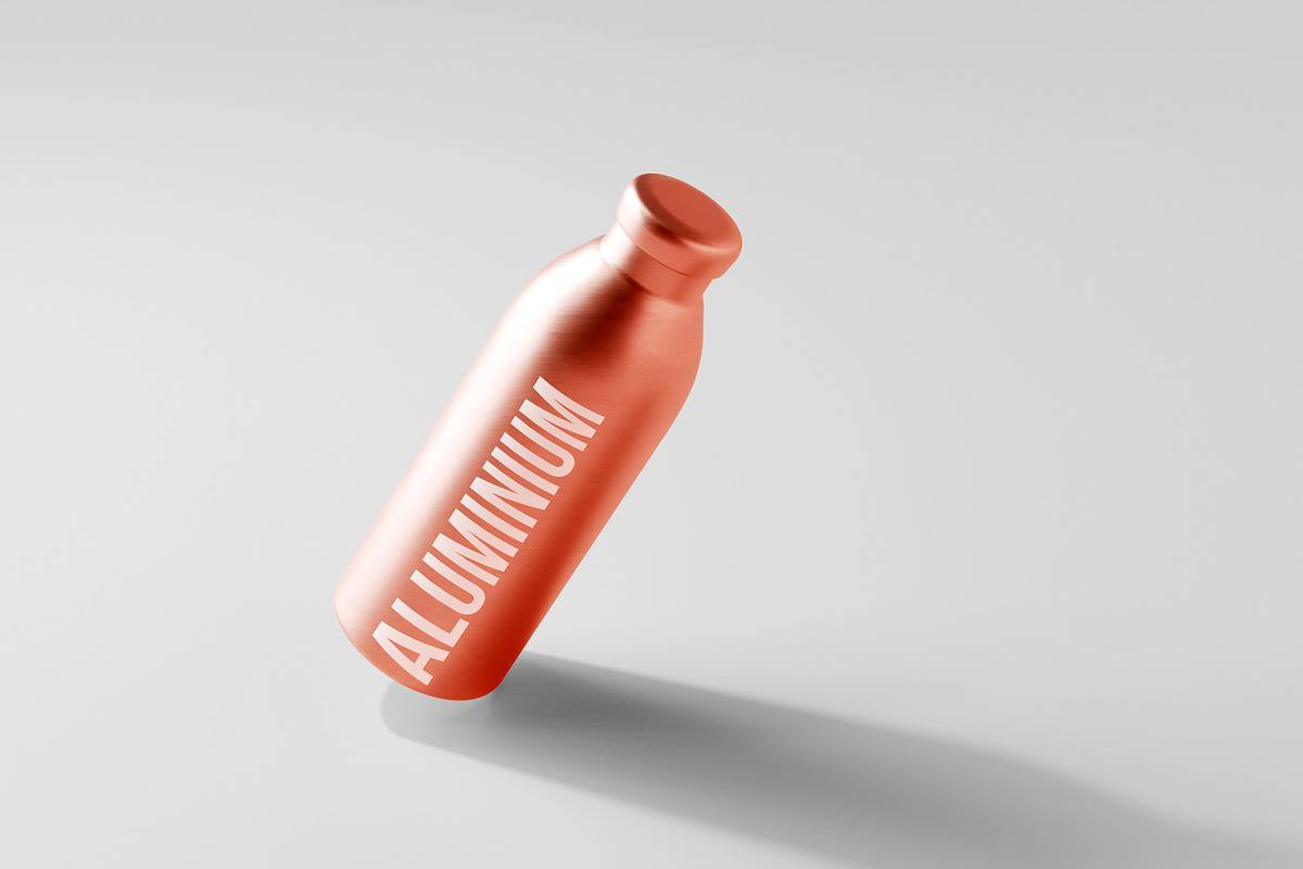 Aluminum Water Bottle Mockup Bundle, a Packaging Mockup by pmvch (Photo 45 of 51)