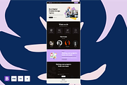 HireusX: Bootstrap 5 Agency Template, a Bootstrap Template by We Design Classy (Thumbnail 2 of 3)