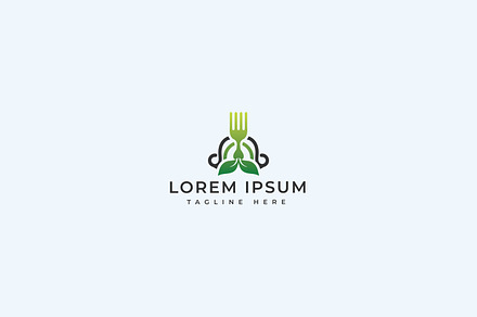 Restaurant logo template