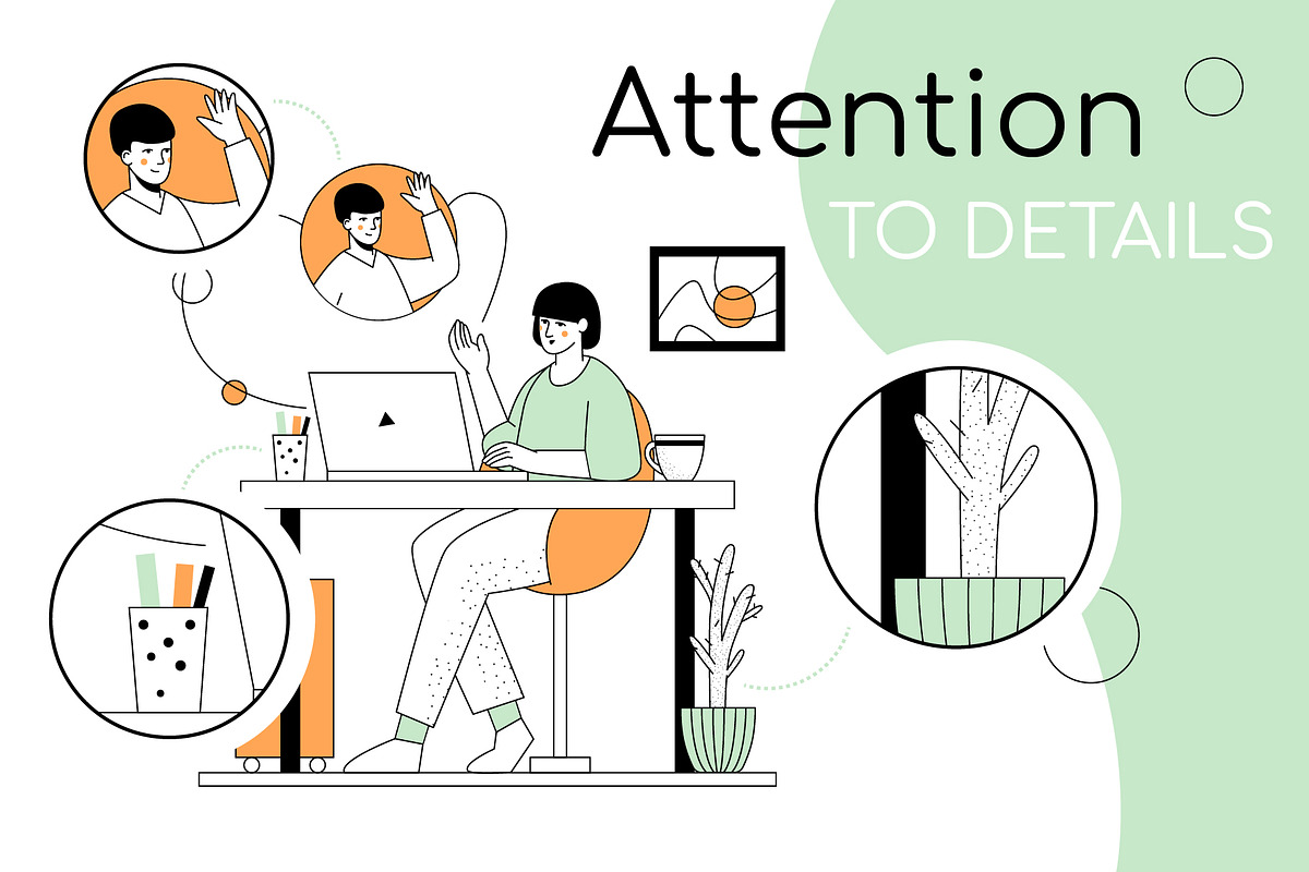 Line Character - Illustrations, a Templates & Theme by Boyko Pictures (Photo 4 of 13)