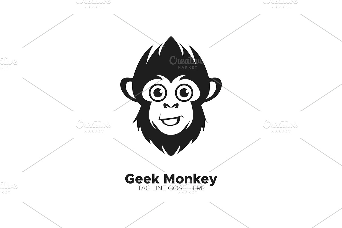 Geek Monkey Logo Design, a Branding & Logo Template by ExpertDesigner411 (Photo 1 of 3)