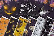 Halloween Witches Ghosts Patterns, a Pattern Graphic by KaramfilaS (Thumbnail 1 of 18)