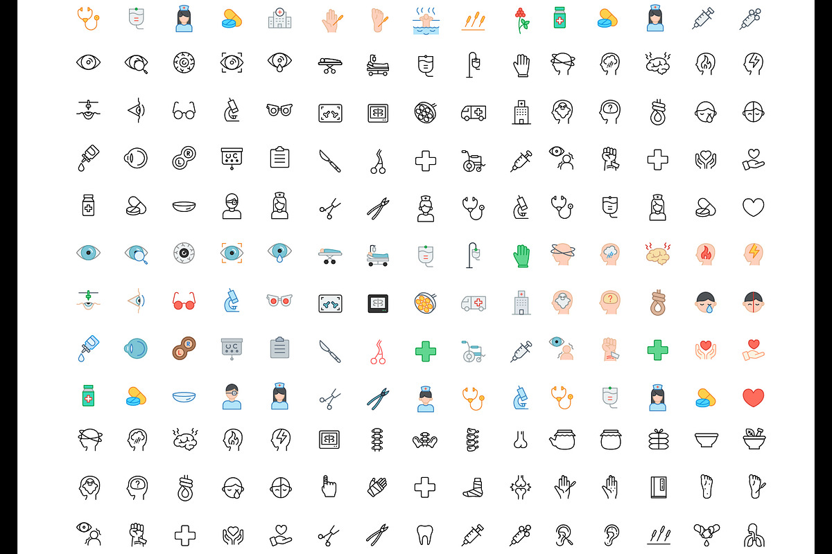 3000+ Mega Bundle line&color Icons, an Outline Icon by Design Present (Photo 8 of 19)