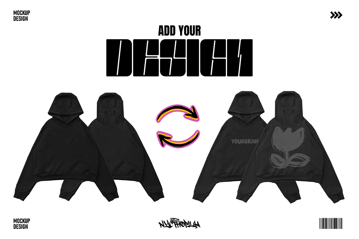 Clothing Mockup Streetwear Procreate, a Hoody Mockup by NYCTHOPILIA STUDIO (Photo 8 of 8)