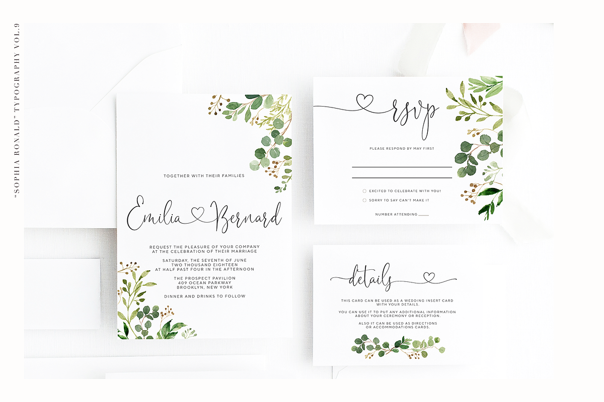 Sophia Ronald // Lovely Script Font, a Script Font by PeachCreme (Photo 19 of 22)