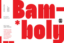 Bamboly – Bold Sans Serif