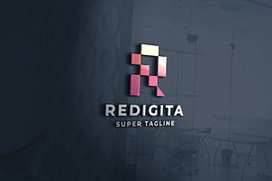 Redigita Letter R Logo, a Branding & Logo Template by Design_Planet
