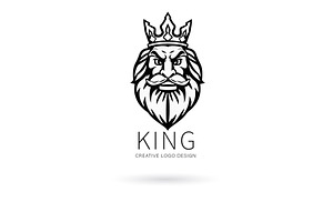 King logo, a Branding & Logo Template by Logocreative