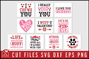Pet Cat and Dog Valentine's Day SVG, an Animal Illustration by Craft House SVG (Thumbnail 2 of 2)