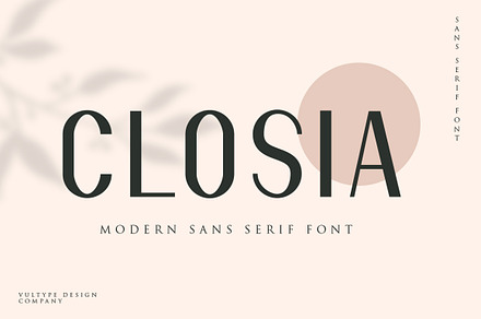 Closia - A Classic Sans