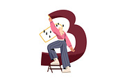 People painting graffiti on wall set, a Person Illustration by PaperTrident (Thumbnail 4 of 7)
