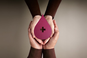 Blood Donation Concept. Help, Care, Love, Support, a Photo by salmon.black
